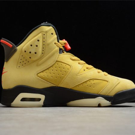Travis Scott Air Jordan 6 yellow Cactus Jack CN1084-300 - Image 6
