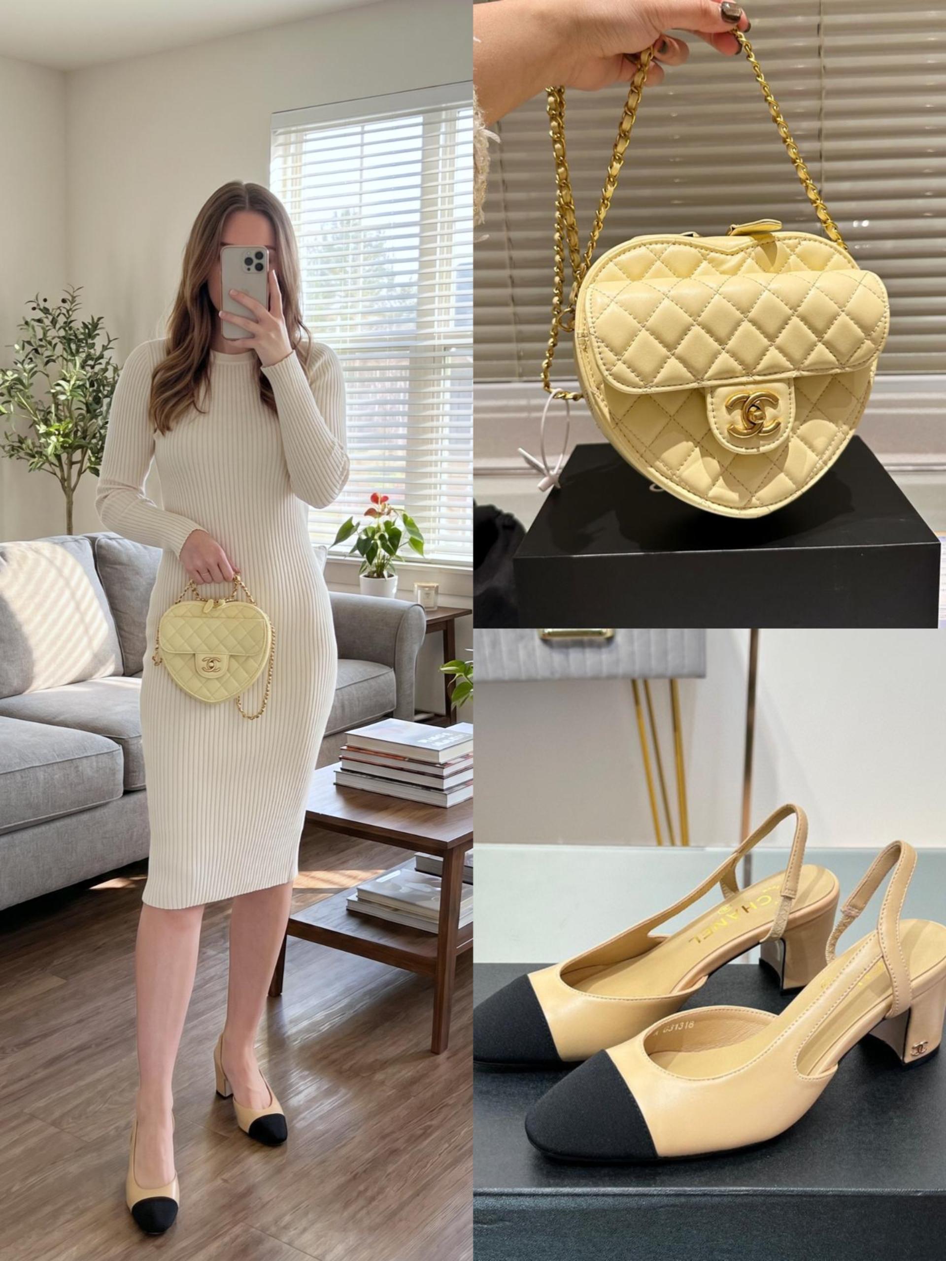 Chanel Shoes & Bag Set - Image 1