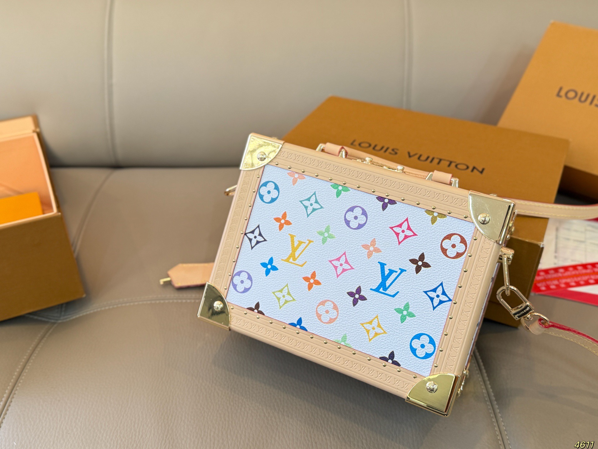 LV x Takashi Murakami Collaboration Tote Bag - Image 7