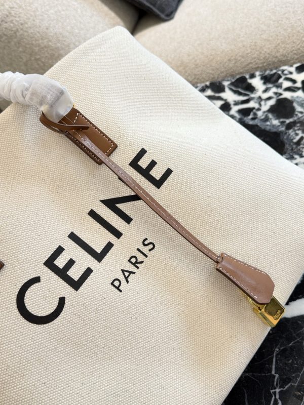 Celine Denim Canvas Tote Bag