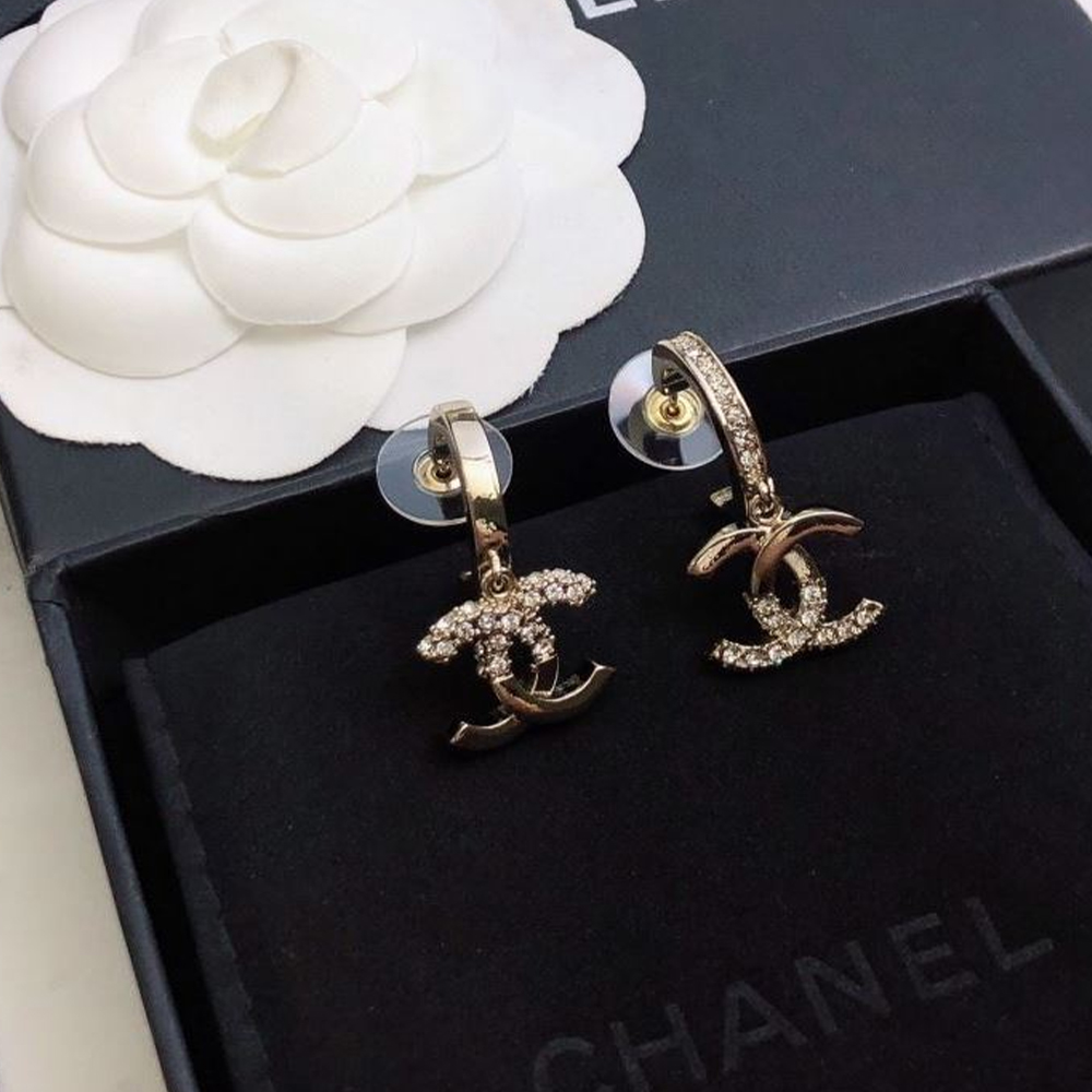 Chanel diamond earrings - Image 1