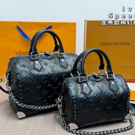 LV Speedy Studded Cushion Bag - Image 3
