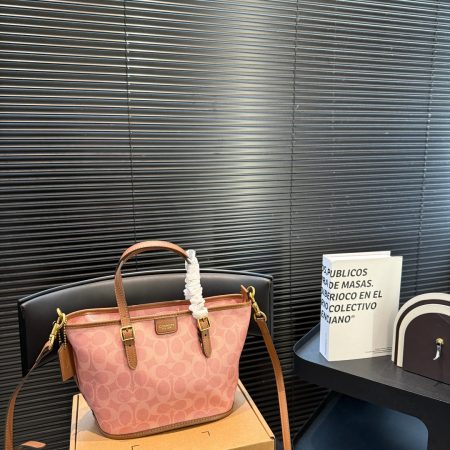 Coach Taxi Tote 21 Pink Tote Bag - Image 1