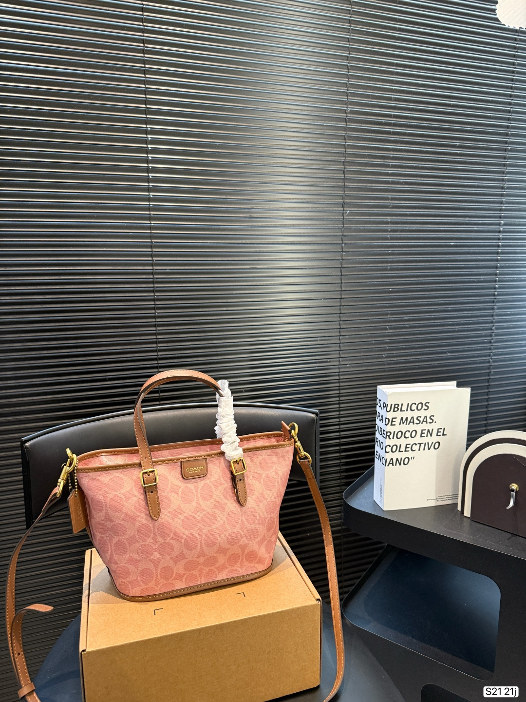 Coach Taxi Tote 21 Pink Tote Bag - Image 1