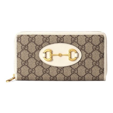 Gucci Unisex Gucci 1955 Horsebit Zip Around Wallet - Image 4