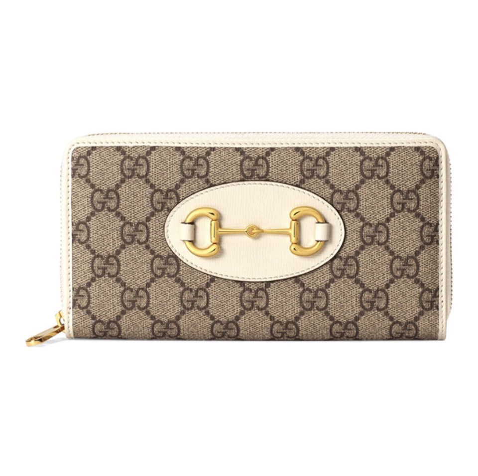 Gucci Unisex Gucci 1955 Horsebit Zip Around Wallet - Image 4