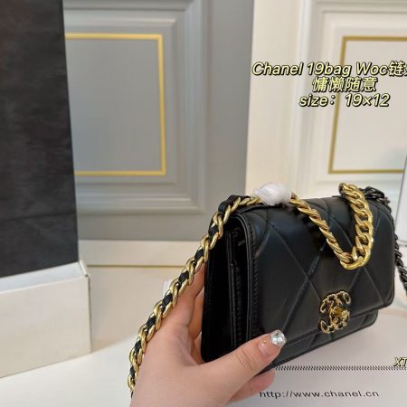 Chanel 19 Bag WOC Wallet on Chain - Image 7