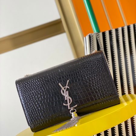 YSL Kate 24cm Crocodile Pattern Bag - Top Quality - Image 2