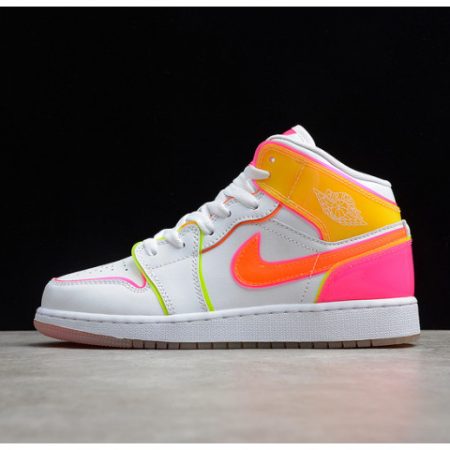 Air Jordan 1 Mid SE GS Edge Glow CV4611-100 - Image 1