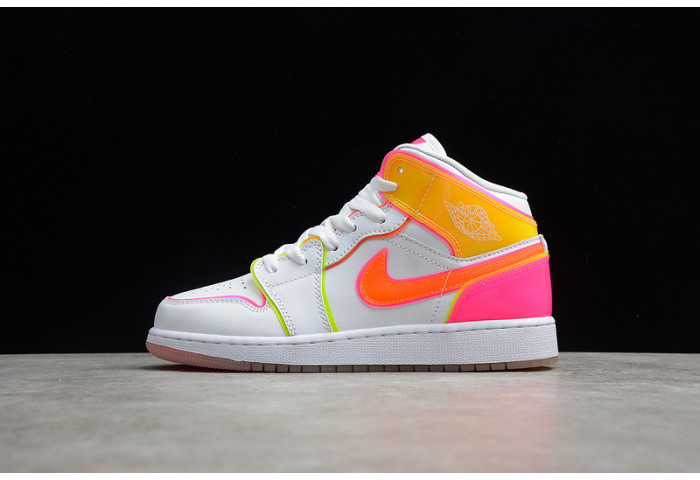 Air Jordan 1 Mid SE GS Edge Glow CV4611-100 - Image 1