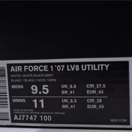 Air Force 1 Low Utility White AJ7747-100 - Image 12