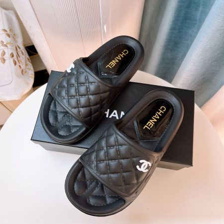Chanel Shoes Flat Slippers Slide Sandal - Image 2