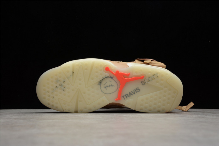 TRAVIS SCOTT X AIR JORDAN 6 BRITISH KHAKI DH0690-200 - Image 4