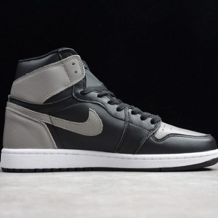 Air Jordan 1 Retro High OG Shadow Black Grey 555088-013 - Image 8