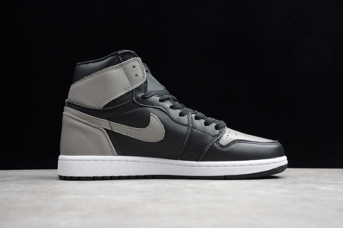 Air Jordan 1 Retro High OG Shadow Black Grey 555088-013 - Image 8
