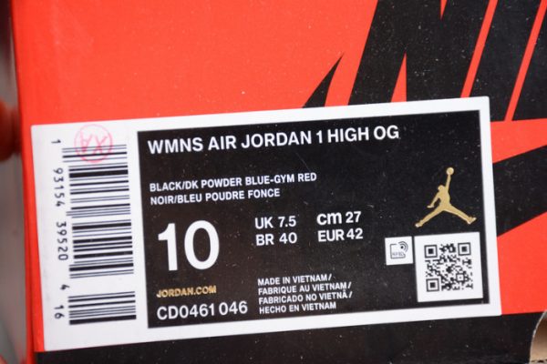 Air Jordan 1 UNC To Chicago CD0461-046