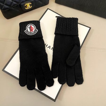 Moncler Autumn Winter Wool Knit Gloves - Image 2