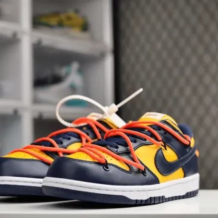 Off-White x Dunk Low LTHR OW - Image 4