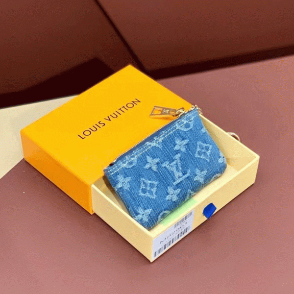 LV Jacquard Denim Key Bag