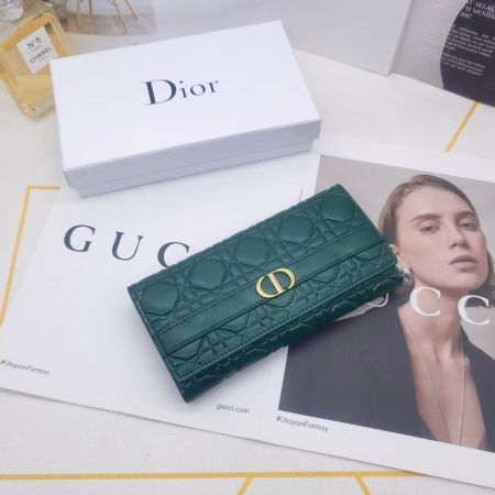Dior Quilted Leather Long Wallet - Image 3
