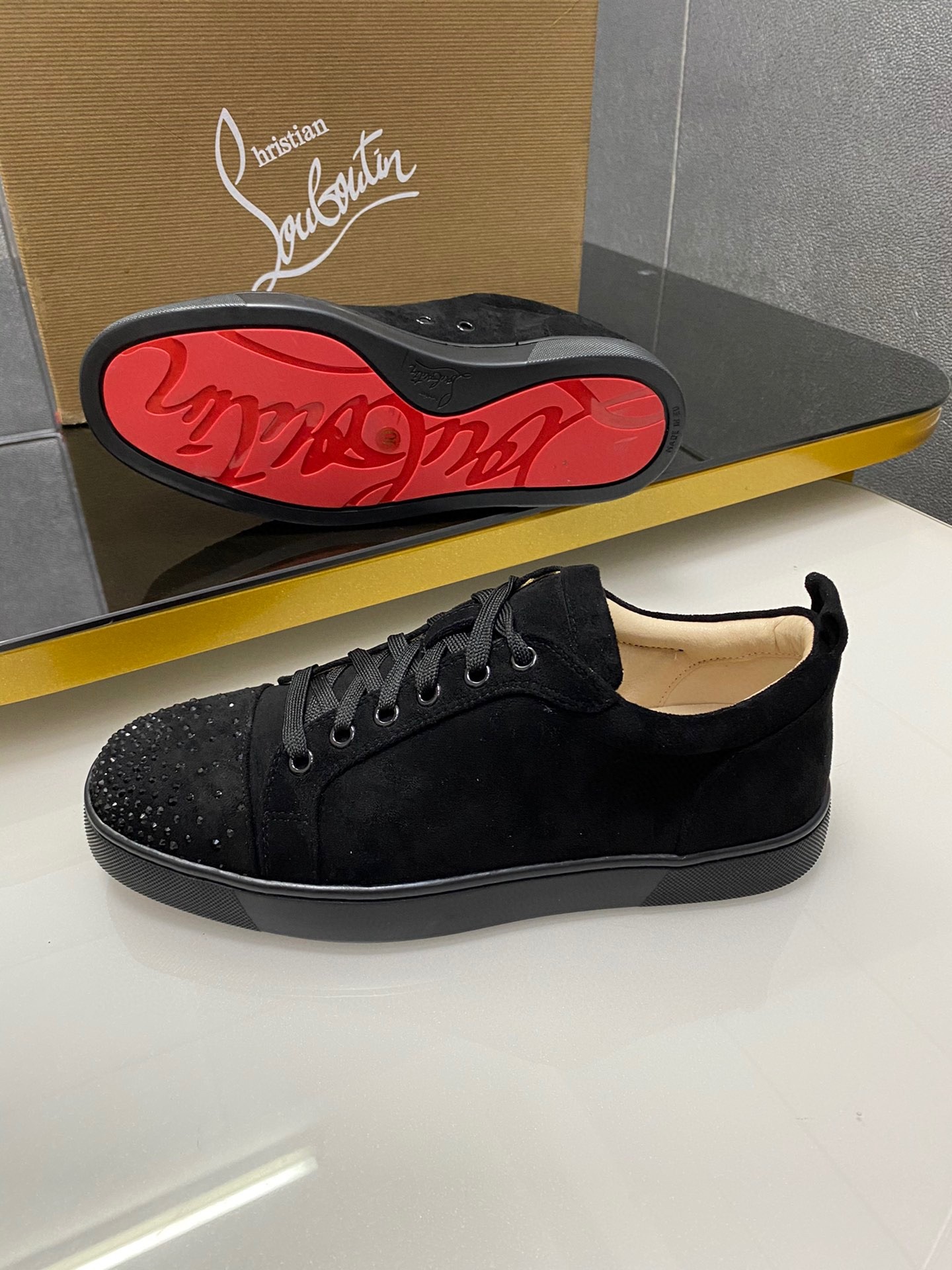 Christian Louboutin Louis Junior Spikes Sneaker - Image 2