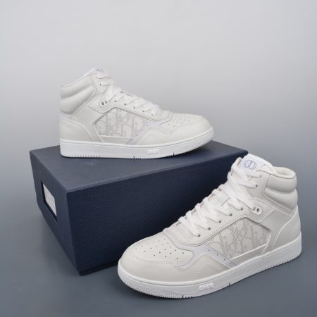 Dior B27 Sneakers High-Top White (AAA High Quality Version) - Image 2