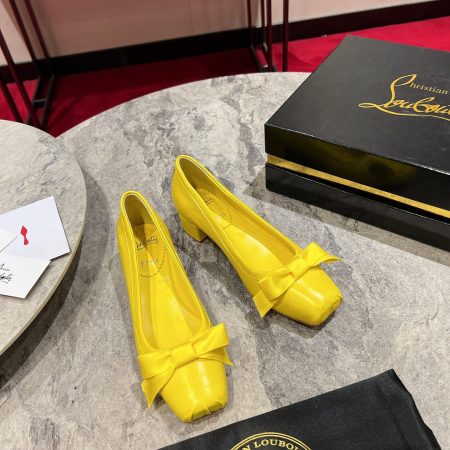 Christian Louboutin Mamaflirt 30 bow-detail leather pumps - Image 3