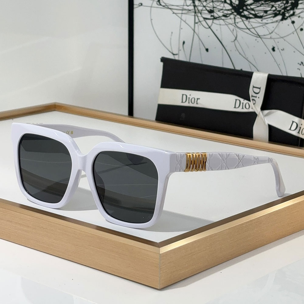 Dior Mirror Leg Stereoscopic Logo sunglasses Top quality - Image 4