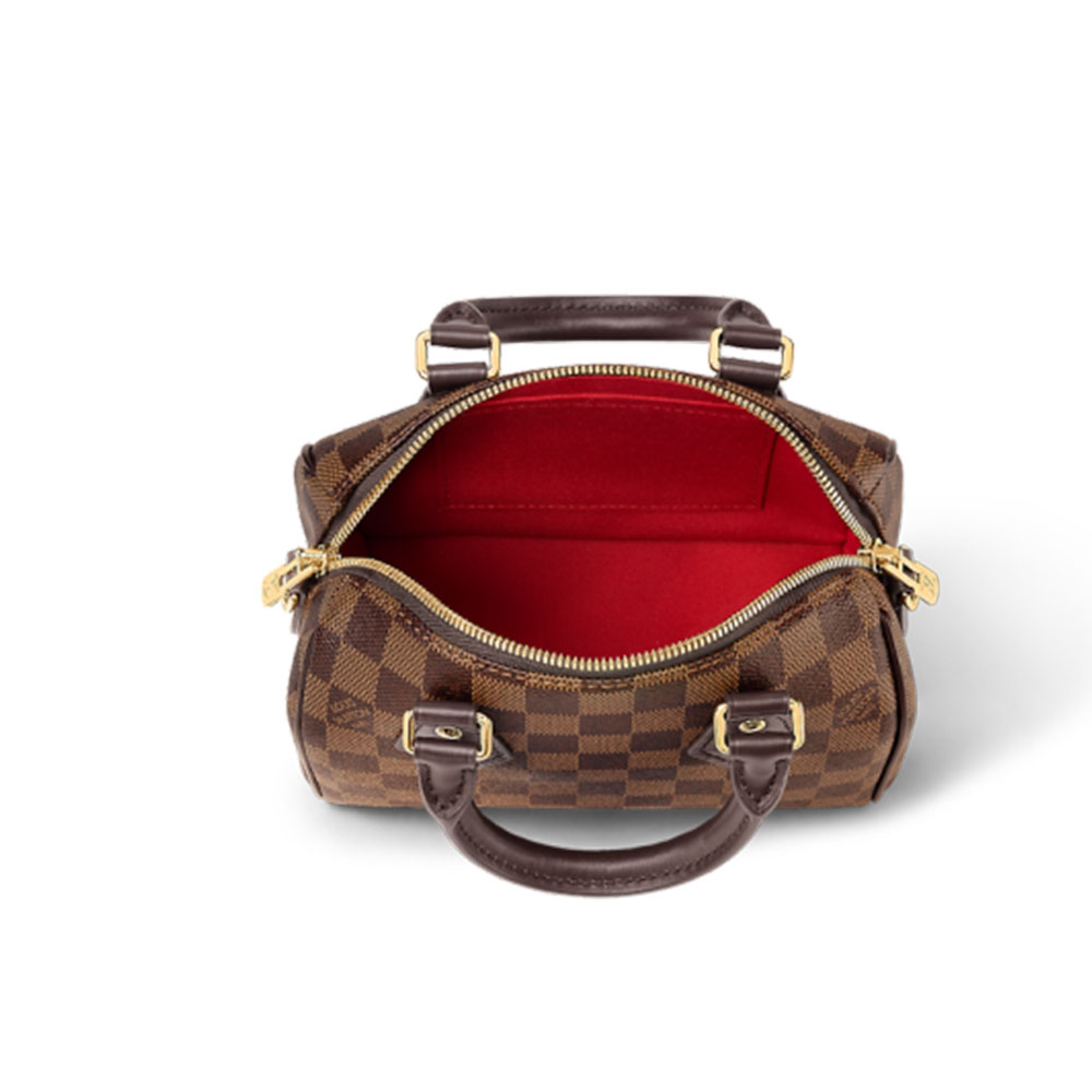 LV Speedy Bandoulière 20 Damier Ebene Women Handbag - Image 4