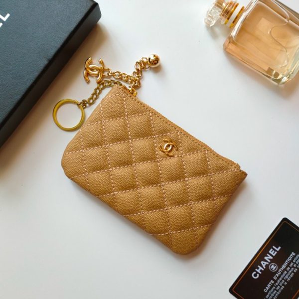 Chanel Pendant Zipper Coin Wallet