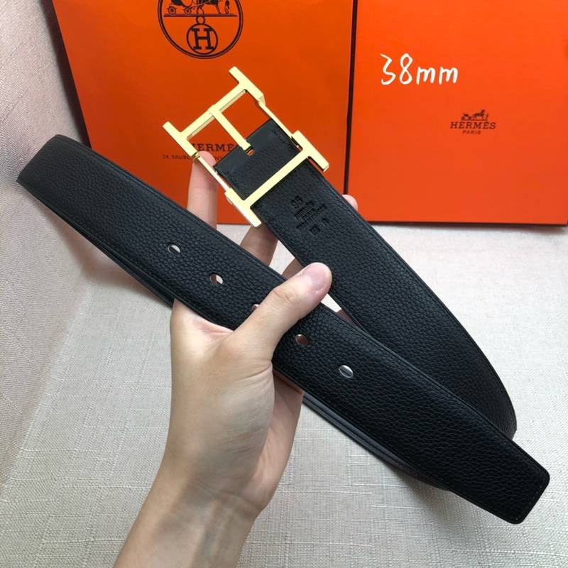 Hermes H Belt Buckle & Reversible Black For Women, Women Belt 380MM - Image 2