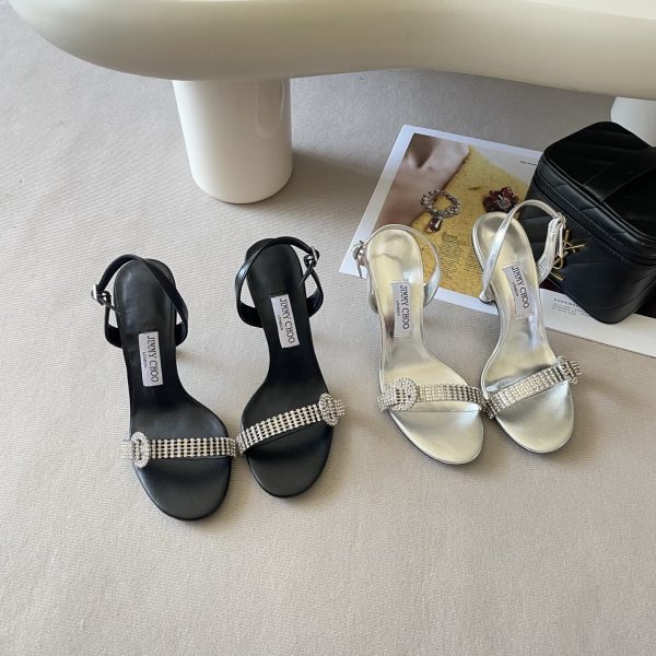 Jc 26P Rhinestone High-Heeled Sandals