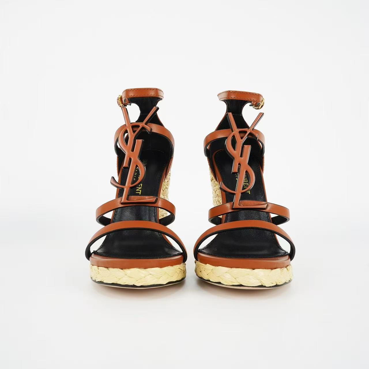 Saint Laurent Wedge Sandals - Image 1