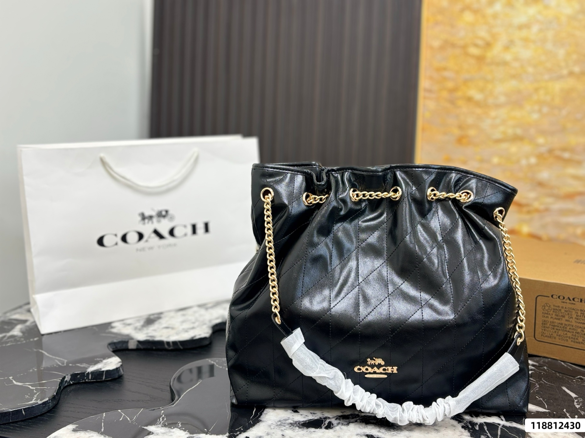 Coach Evelyn Chain Lucky Bag - Image 5