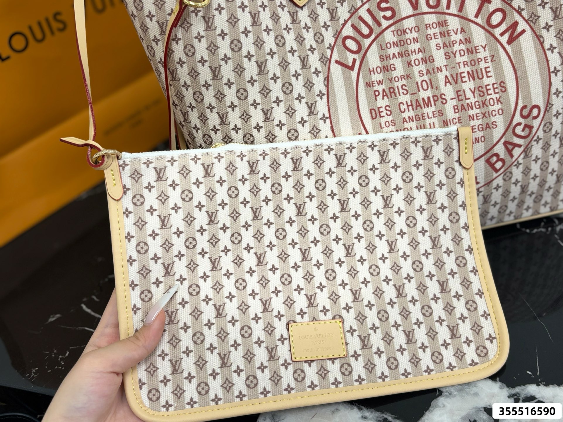 LV Neverfull Tote Bag - Image 5