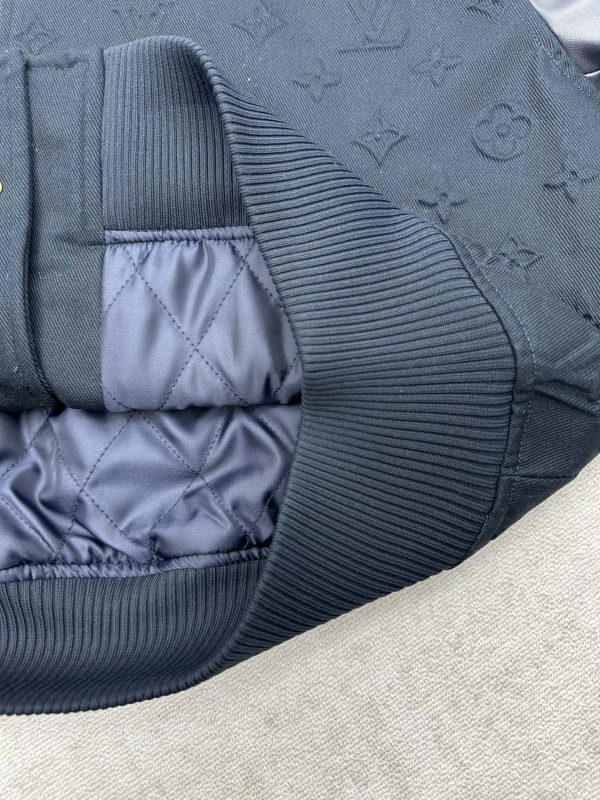 LV Embossed Monogram Cotton Varsity Jacket