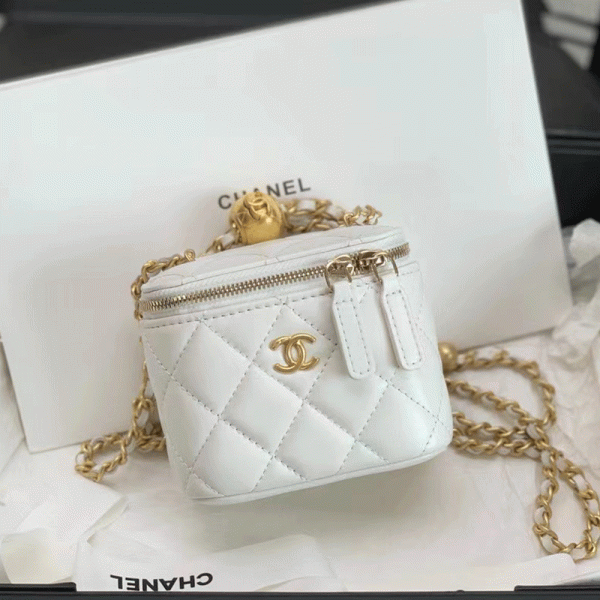 Chanel Golden-Ball Makeup Box