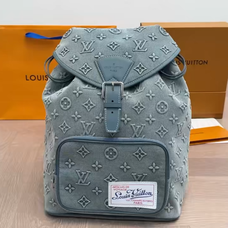 LV Denim Backpack - Image 2