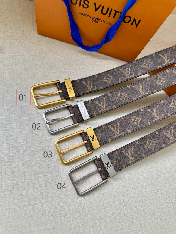 LV Saint Germain Monogram Eclipse 35mm Belt