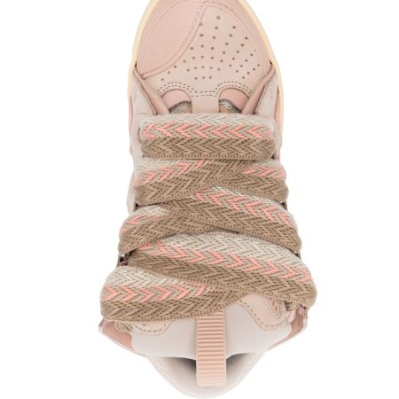 Lanvin LEATHER CURB SNEAKERS - Image 2
