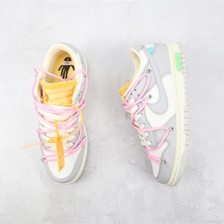 OFF WHITE X Nike Dunk SB Low The 50 NO.09 DM1602-109 - Image 2