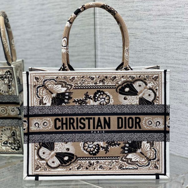 DIOR Book Tote Butterfly Series Bags