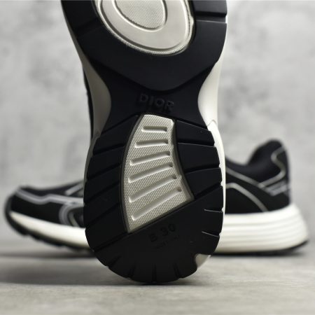 Dior B30 Dad Sneakers Black (1:1 Version) - Image 9