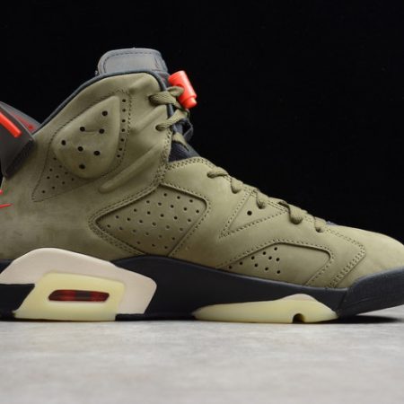 Travis Scott Air Jordan 6 Medium Olive Cactus Jack CN1084-200 - Image 2