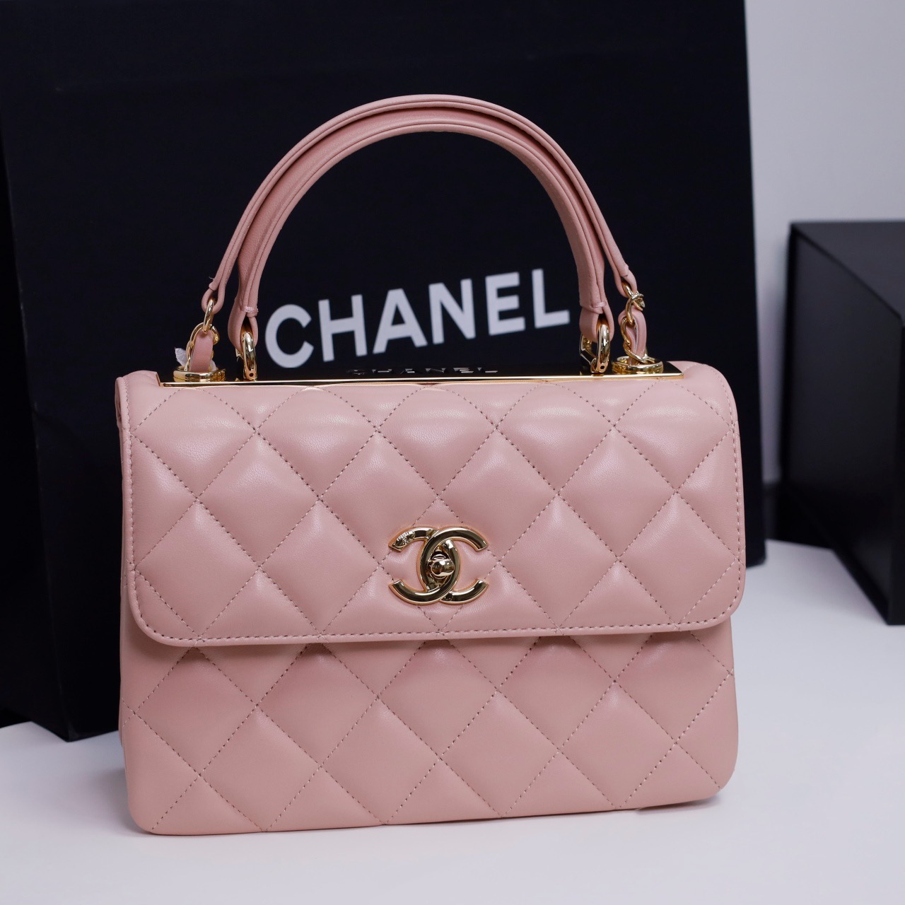 Chanel Pink Small Trendy CC Bag - Image 1