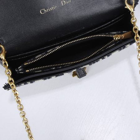Dior SADDLE Bag Blue Dior Oblique Jacquard - Image 8