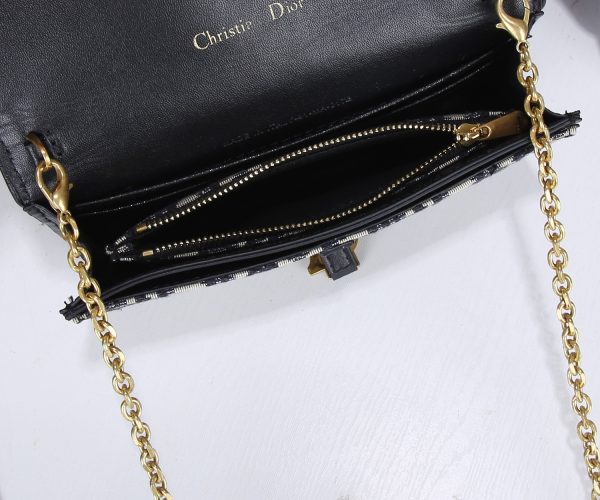 Dior SADDLE Bag Blue Dior Oblique Jacquard