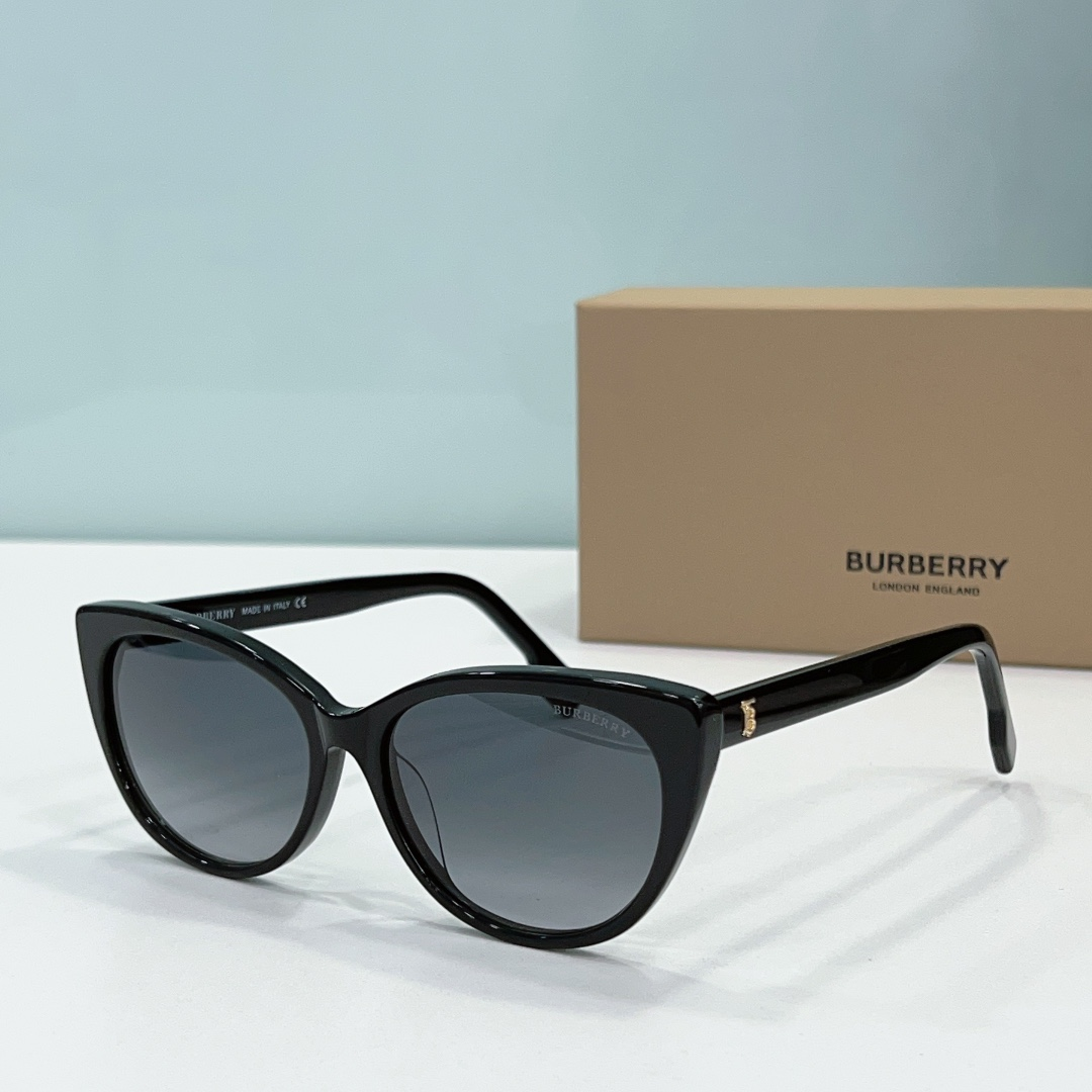 Buberry  Fashionable Cat-eye Sunglasses  Top quality - Image 8