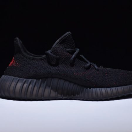 Yeezy Supreme Boost 350 V2 BLACK AND RED - Image 5