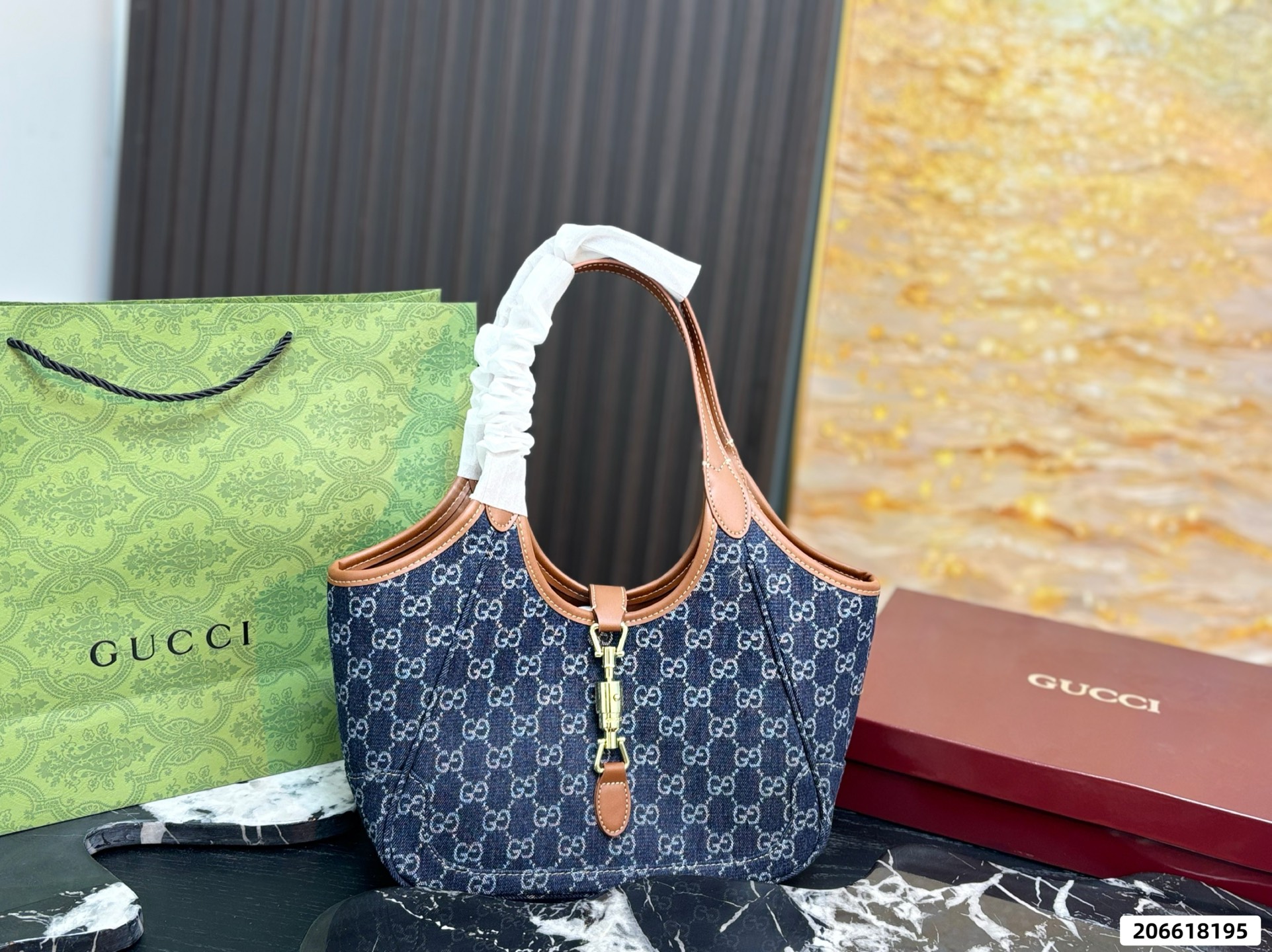 Gucci Jackie 1961 GG Tote Bag - Image 5